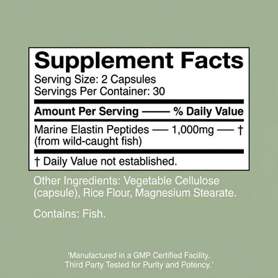 Elastin Peptide Skin Tightening Formula